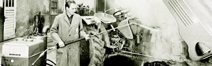 Инженеры компании Karcher (Керхер) первыми в Европе начали заниматься производством аппаратов (моек) высокого давления